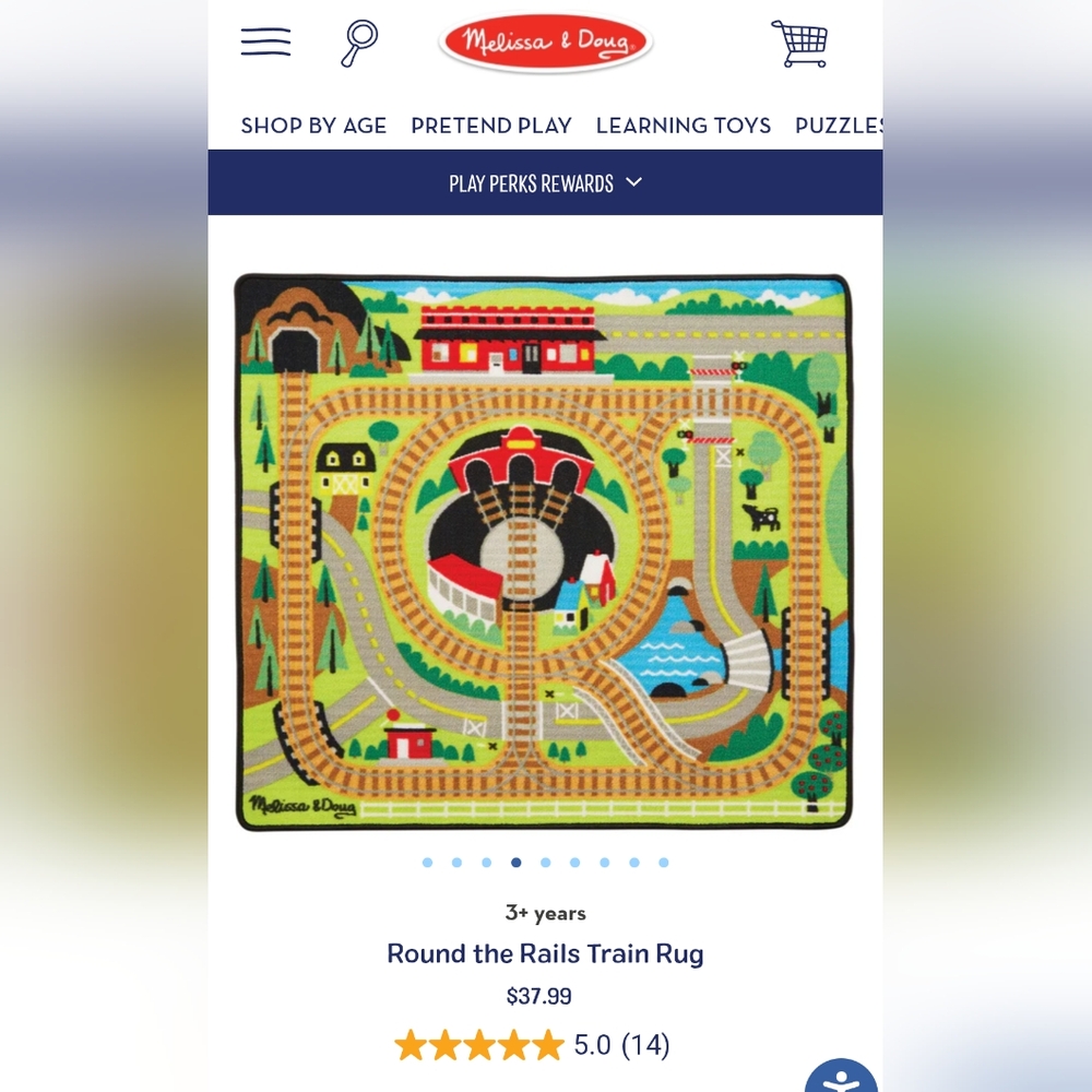 Melissa & Doug Train Rug